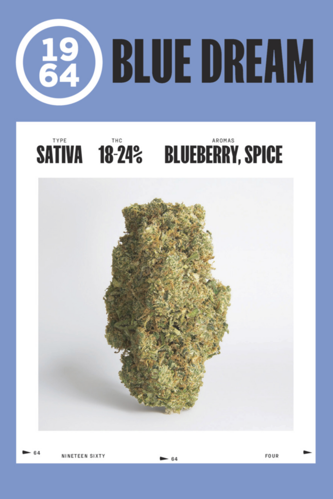 Blue Dream Strain by 1964 Supply Co. | High-Quality Blue Dream Cannabis   Sativa-Dominant Hybrid